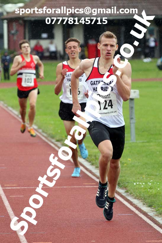 800 metres 62, NECAA Open Meeting, Morpeth, Sunday, March 23rd. David T. Hewitson/Sports for All Pics